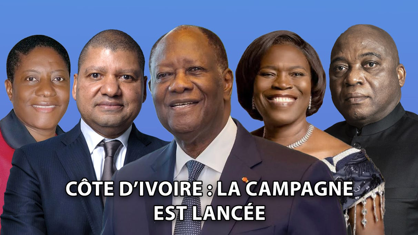 Côte d’Ivoire : la campagne présidentielle de 2025 s’ouvre